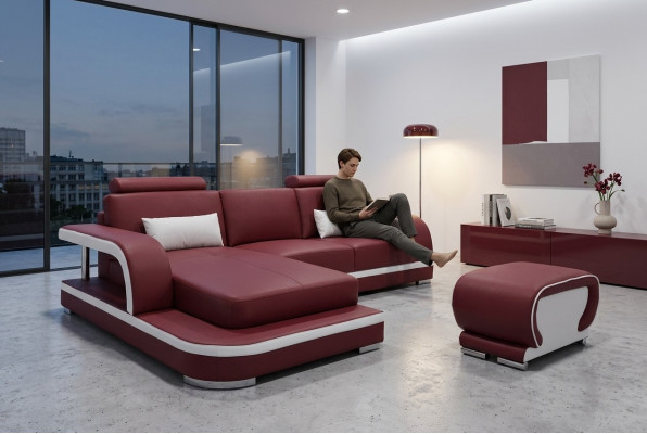 Lieder Ecksofa Couch Luxus Garnitur Ecke Sofen Couchen Polster.
