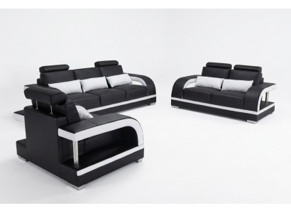 3+2+1 Garnitur Lieder Sofa Couch Couchen Sofas Wunnlandschaft Luxus