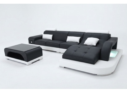 Ecksofa Canapé Polster Dësch Couches Sofas Wunnlandschaft Luxus Garnitur