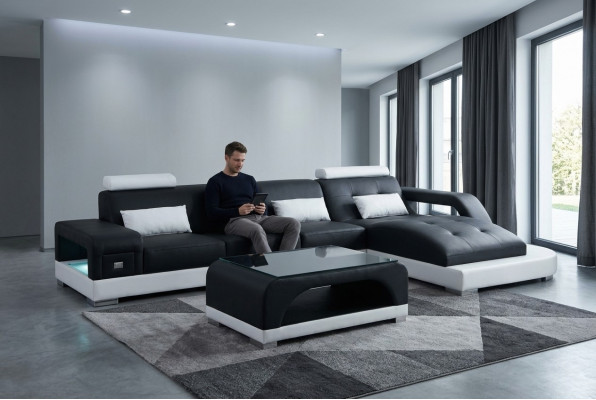 Lieder Eck Sofa Canapé Wunnlandschaft Luxus Garnitur Eck Sofaen Canapéen