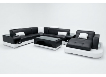 Lieder Eck Sofa Eck Wunnlandschaft Garnitur Design Modern Couch Sofas U-Form G8009