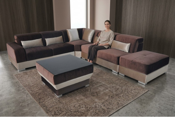 Lieder Eck Sofa Couch Polster Couchen Wunnlandschaft Luxus Garnitur Eck Sofas