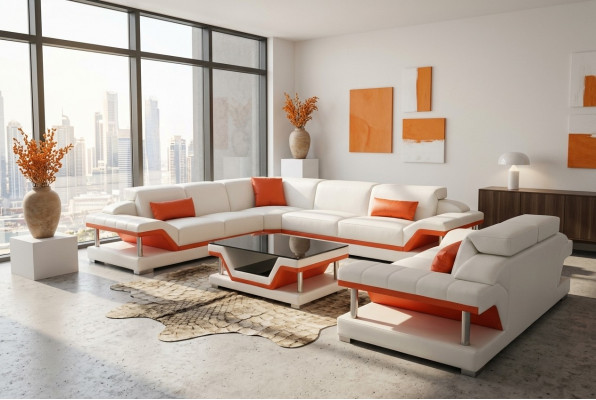 Lieder Eck Sofa Garnitur Sofas Canapéen Polster Wunnlandschafte Luxus Eck