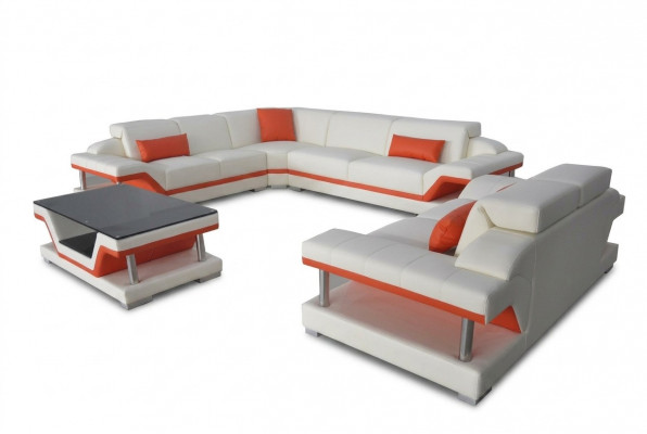 Lieder Eck Sofa Garnitur Sofas Canapéen Polster Wunnlandschafte Luxus Eck