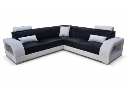 XXL Couch Ecksofa Lieder Wunnlandschaft Garnitur Design Modern Sofa L-Form G8001B
