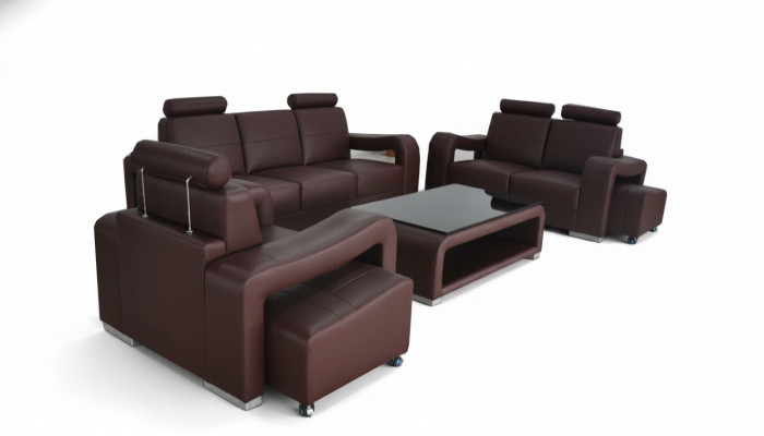 3+2+1 Garnitur Lieder Sofa Couch Polster Couchen Sofas Luxus Nei Wunnlandschaft