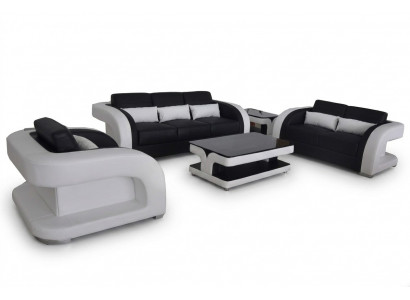 XXL Canapé Lieder Wunnlandschaft Garnitur Design Modern Sofa Garnituren 3+2+1 Nei
