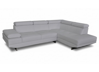 Ecke Lieder Modern XXL Canapé Wohnlandschaft Ledersofa Sofa L-Form B2003