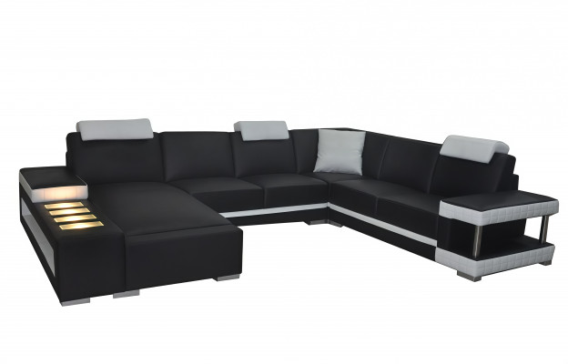 Designer Liederpolster Ecke Sofa Polster Eck Landschaft Zëmmer Grouss Lieder
