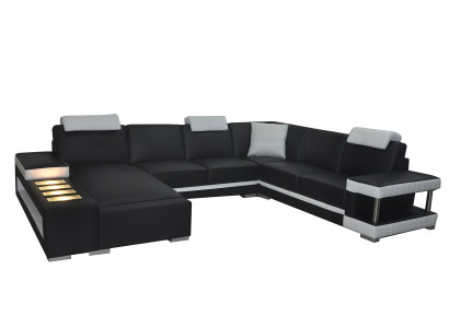 Designer Liederpolster Ecke Sofa Polster Eck Landschaft Zëmmer Grouss Lieder