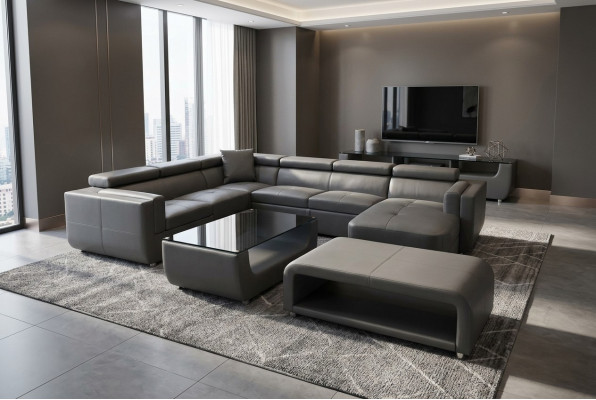 Designer Liederpolster Sëtz Eck Lieder Sofa Polster Eck Landschaftsraum A1186
