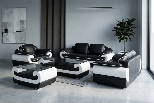 Sofa Couch Sëtz Polster Komplett Set Garnitur 3+2+1 Sofasen Designer Couchen