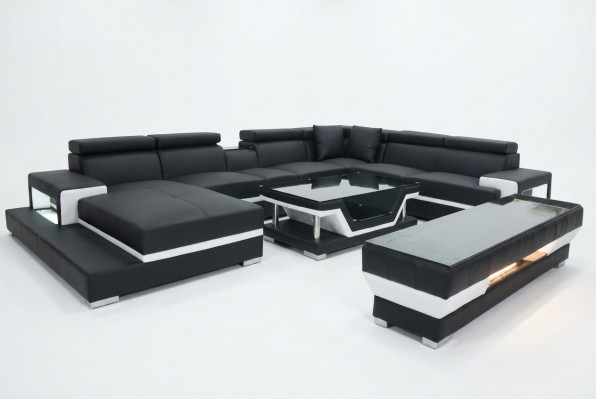 Design Liederpolstersëtz Ecksëtzgrupp Couch Designer Garnitur