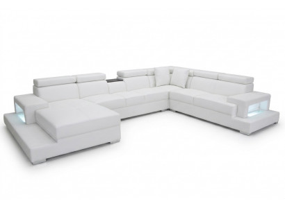 Design Lieder Polster Sëtz Zëmmer Eck Wunn Sofa Couch XXL Designer