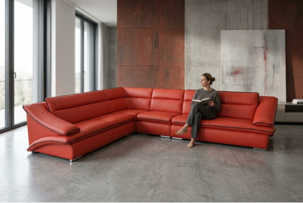 Design-Liederpolster-Sëtz-Eck Lieder-Eck-Landschaft-Zëmmer-Nei-Sofas