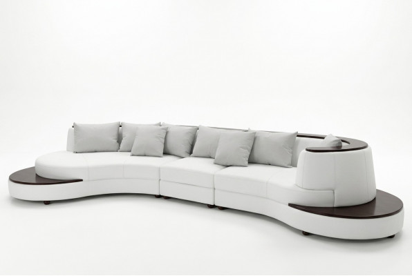 Luxus Wunn Eck Lieder Garnitur Polster XXL Grouss Sofa Couch U Form Eck