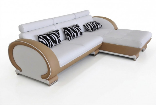 Eck-Sofa Lieder Couch Eck-Garnitur Wunn-Ecke Landschaft L-Form Design Polster Nei