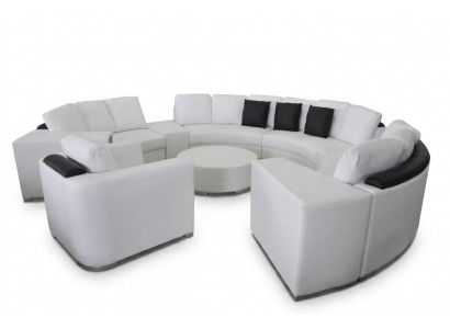 Ronn Eck Sofa Couch Polster XXL Grouss Ronn Couchen Wunnlandschaft Fauteuil Pouf