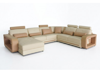 Eck Sofa Couch Polster Eck Wunnzëmmer Landschaft Designer Couchen Textil A1135