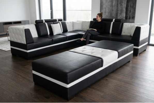 Eck Sofa Couch Wunnlandschaft Lieder Couchen Polster Ecke Sëtz Garnitur
