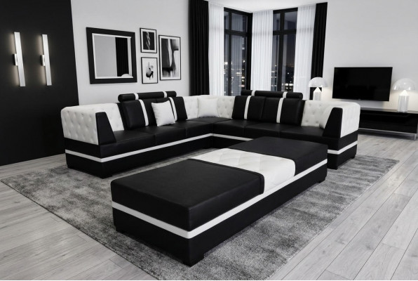 Eck Sofa Couch Wunnlandschaft Lieder Couchen Polster Ecke Sëtz Garnitur