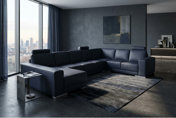 Eck Canapé Couch Polster Eck Wunnzëmmers Deko Landschaft Designer Canapéën