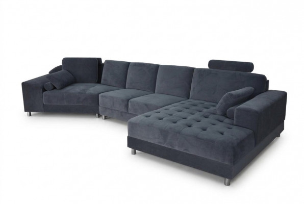 Eck Sofa Couch Polster Eck Wunn Deko Zëmmer Landschaft Designer Couchen