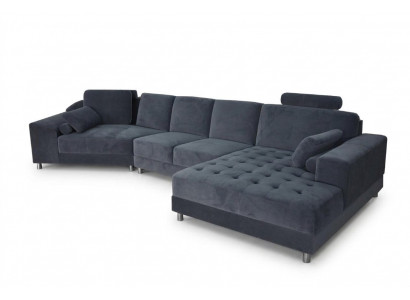 Eck Sofa Couch Polster Eck Wunn Deko Zëmmer Landschaft Designer Couchen