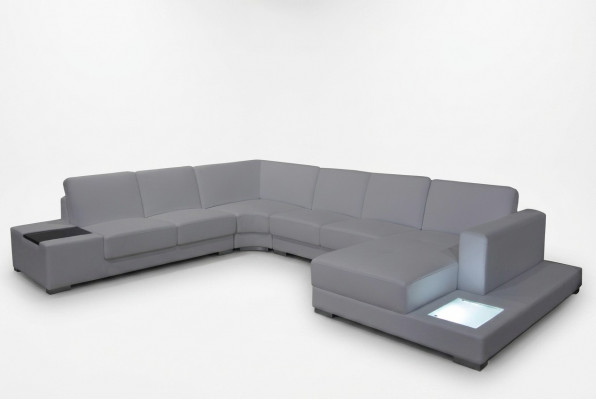 Eck Sofa Canapé Polster Eck Wunnzëmmer Landschaft Designer Canapéen Textil