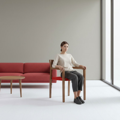 Stull Design Lounge Fauteuil Lehn Still Polster Iess Wunn Zëmmer Club Miwwel Kichen