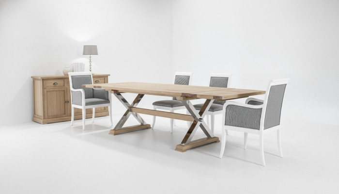 Design Iessdësch klassesch hëlze Still ausziebare Wunnzëmmer Luxus