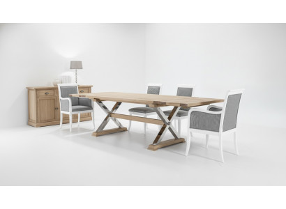 Design Iessdësch klassesch hëlze Still ausziebare Wunnzëmmer Luxus