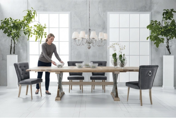 Iesszëmmer Holz Dëscher Iessgrupp Set Stull Grupp Nei Dësch 4 Design