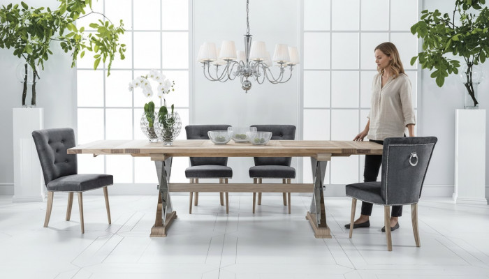 Iesszëmmer Holz Dëscher Iessgruppes Set Stull Grupp Nei Dësch 6 Design