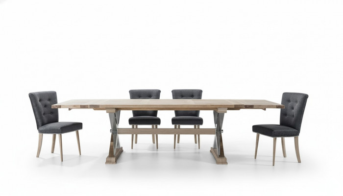 Iesszëmmer Holz Dëscher Iessgruppes Set Stull Grupp Nei Dësch 6 Design