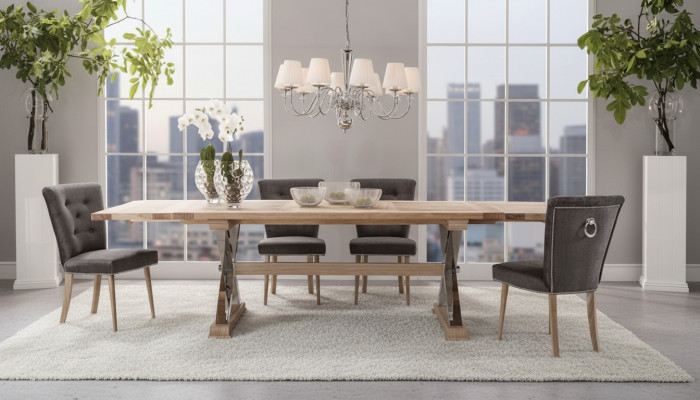 Chesterfield Designer Stull mat Klopfer Sessel Iesszëmmer Polstersëtzer