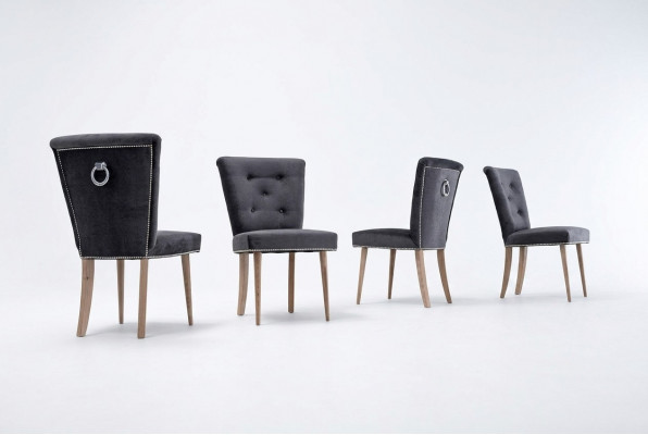 Chesterfield Stull Set Grupp 2x Lehnstull Still Garnitur Sëtz Polster Nei