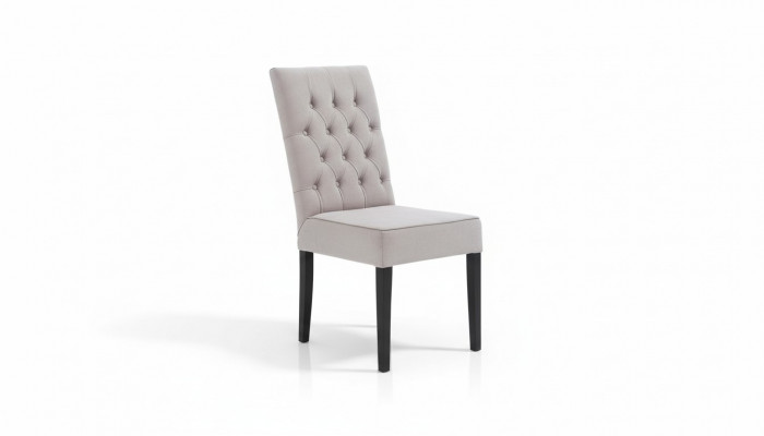 Chesterfield Lehnstull Textil Stull Polster Sëtzer Stoff Samt Echt Holz Still
