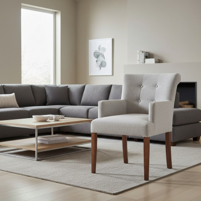 Lehn Stull Restauratioun Industrie Designer Still Sëtz Polster Chesterfield