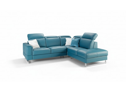 Lieder Sitz Garnitur Designer Wunnlandschaft Eckcouch Canapé Sofa L-Form Nei