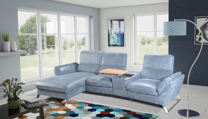Heemkino Sofa Couch Polster Lieder Couchen Sofen Eck Garnitur Relax Foussstëtzen