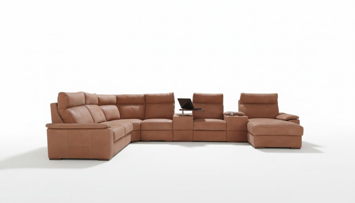Wunnlandschaft Eckcanapé Oflaach Killfach Schlooffonktioun Schloofsofa Sofaen Canapéë Polsterung