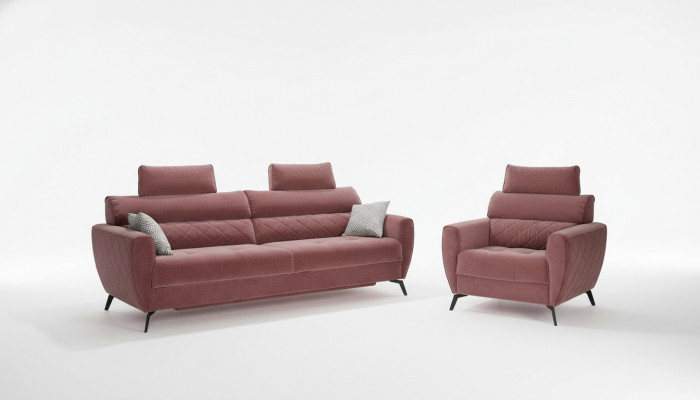 Dräisëtzeger Canapé Polster Design Sofa Sëtz 3er Sofas Zëmmer Miwwelen Modern Lieder