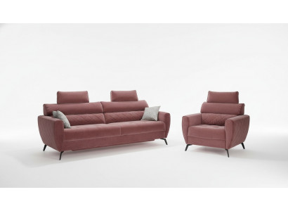 Dräisëtzeger Canapé Polster Design Sofa Sëtz 3er Sofas Zëmmer Miwwelen Modern Lieder