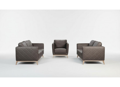 Design Canapé Këssen Sëtz Garnitur Sofa Garniture Stoff Nei 2+1 Sëtzer Stoff
