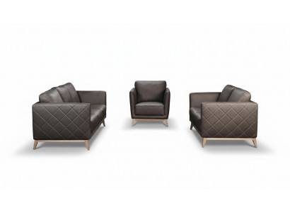 Lieder Design Couch Polster Sëtz 3+1+1 Garnitur Sofa Garnituren Konschtlieder Sofas