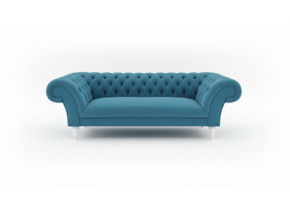 Textil 3 Sëtzer Blo Stëfter Design Couch Këssen Sofas Modern Sofa Chesterfield