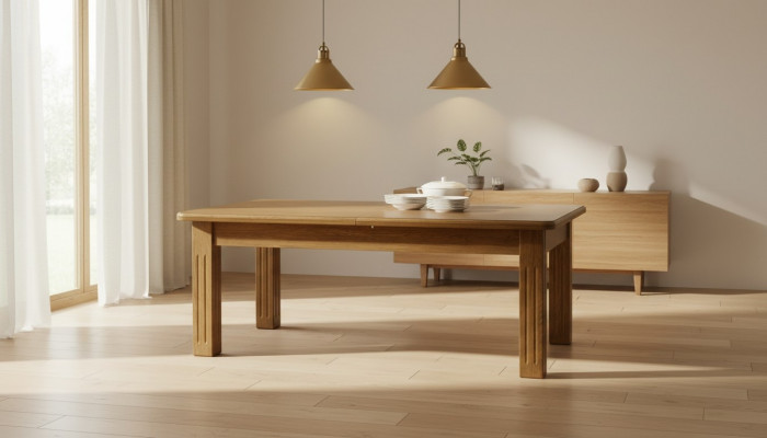 Dëscher Klassëschen Iessdësch Holz Rustikalen Holzdësch Dëscher Iesszëmmer
