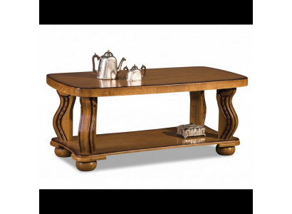 Handaarbecht Echt Holz Couchtisch Sofa Bäistell Dëscher Klassesch Wunnzëmmer Dësch