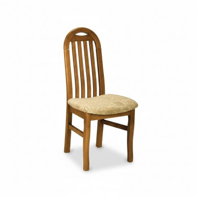 Stull 2x Still Gruppenset Wunn Iesszëmmer Garnitur Holz Landhausstil Textil